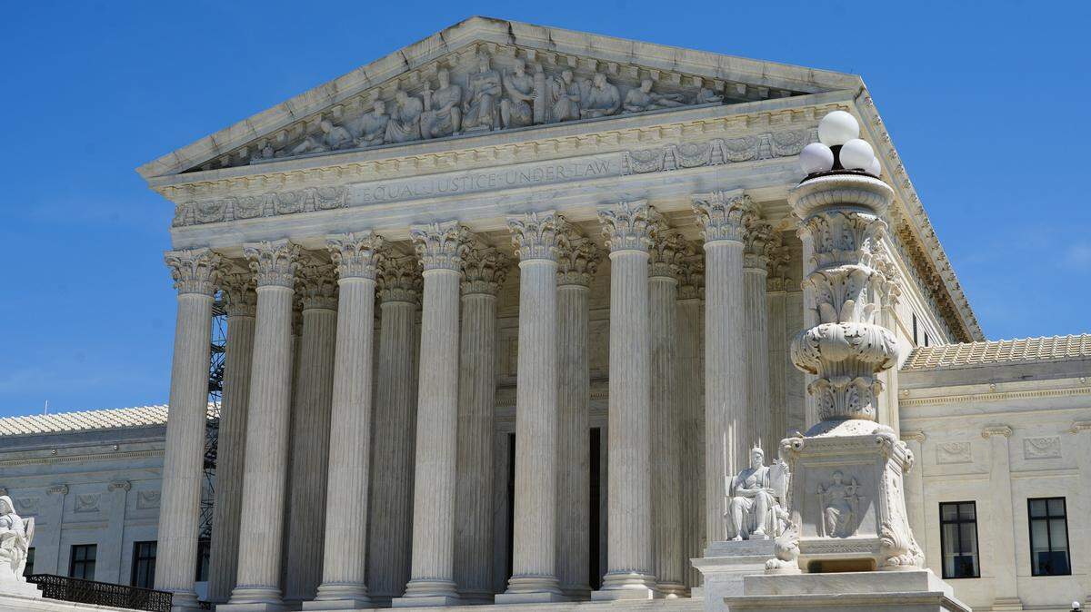 Corte Suprema en Washington, DC, Estados Unidos.
