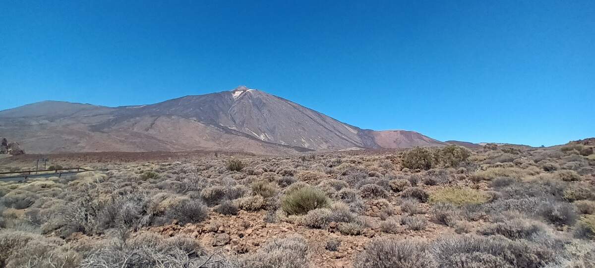 Volcán el Teide, el pico más alto de España.