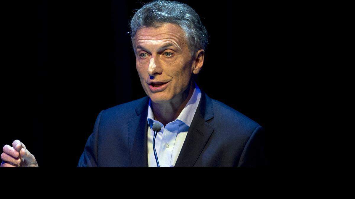El presidente argentino, Mauricio Macri.