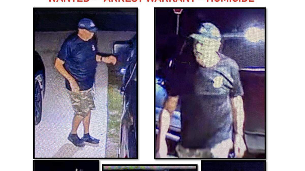 Imágenes del sospechoso de un doble homicidio en Florida.