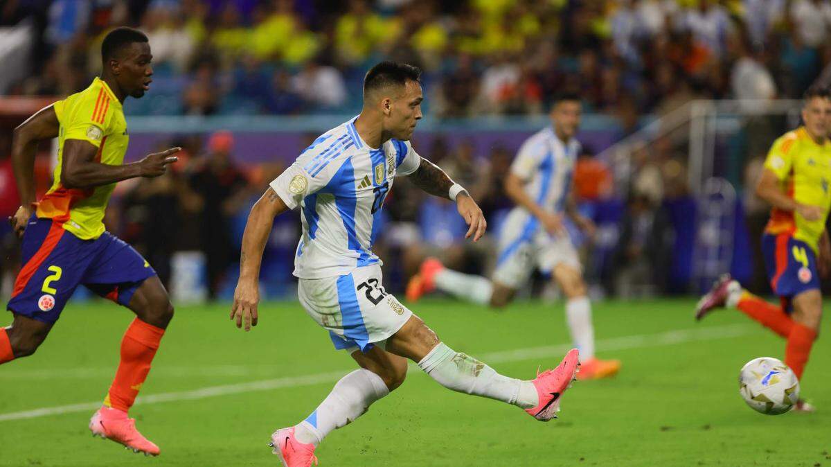 El delantero Lautaro Martínez es uno de los pilares en el ataque de Argentina para el partido ante Chile el jueves, en las eliminatorias mundialistas.