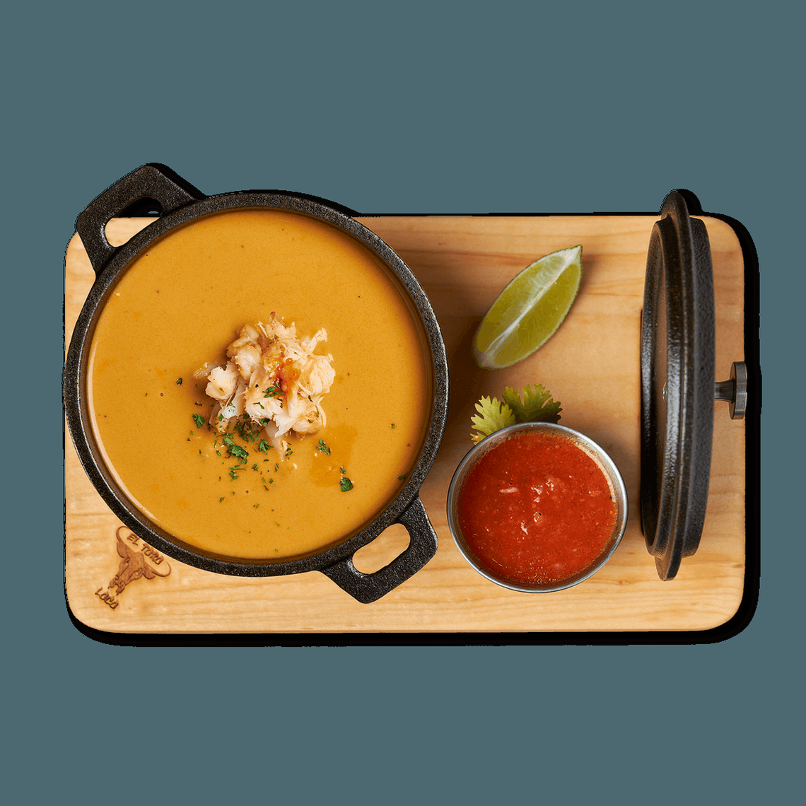 Sopa del restaurante El Toro Loco.