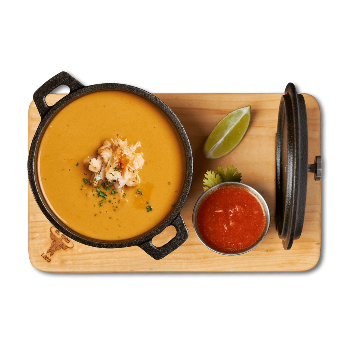 Sopa del restaurante El Toro Loco.