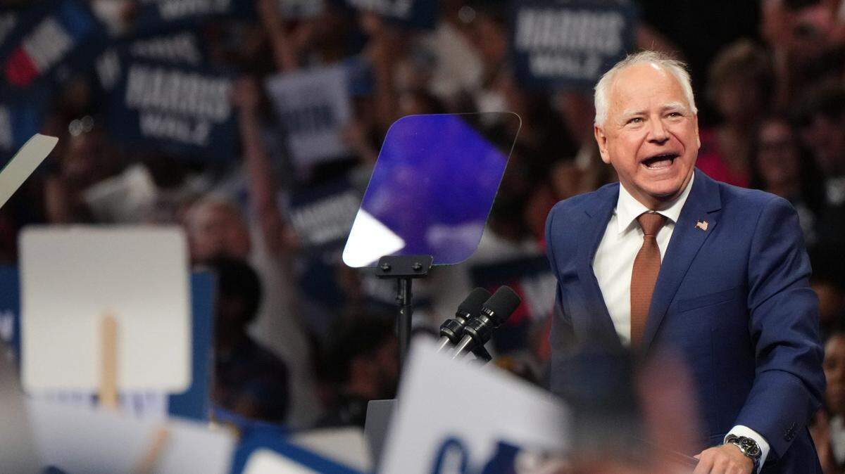  El gobernador de Minnesota, Tim Walz, fue confirmado como candidato a la vicepresidencia de Estados Unidos este lunes por aclamación de los delegados presentes en la Convención Nacional Demócrata y dará su discurso de aceptación el miércoles.