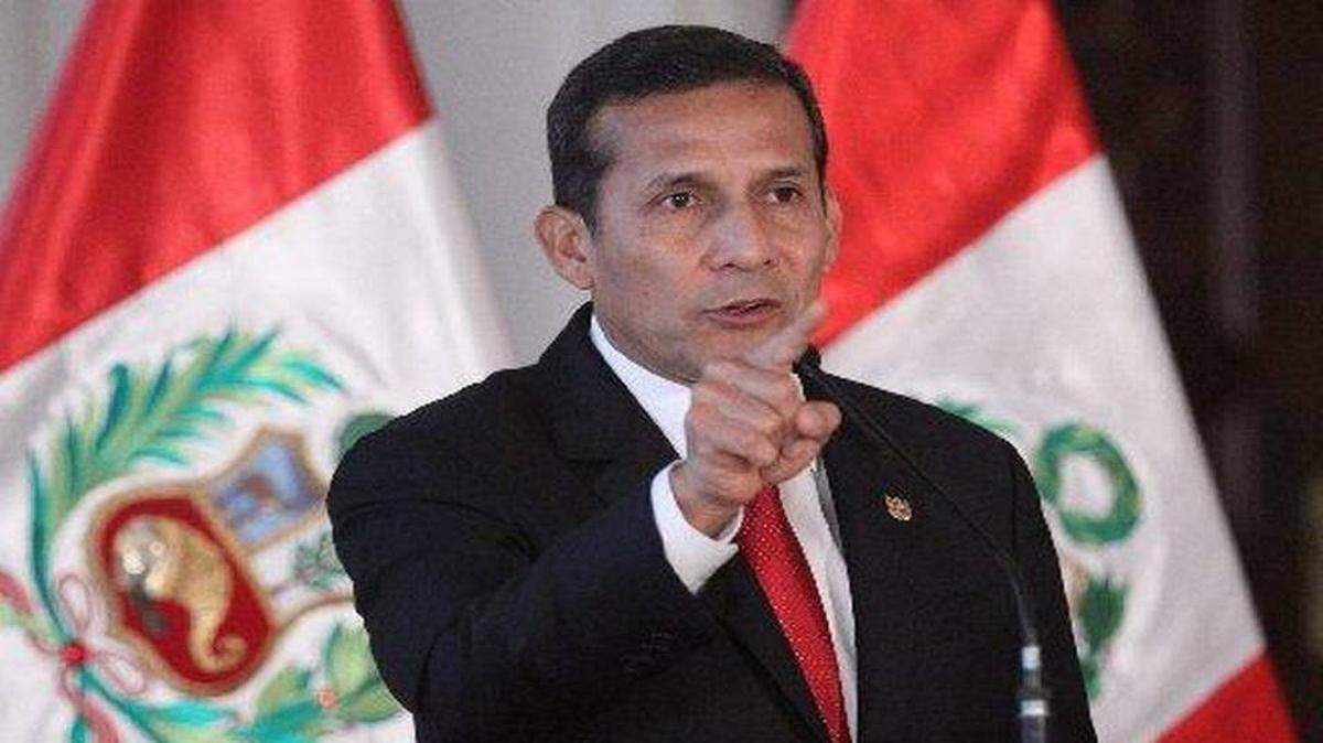 El presidente peruano Ollanta Humala. 