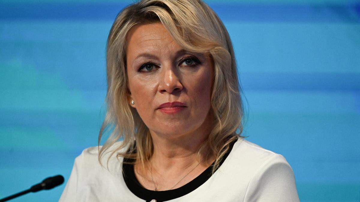 La portavoz del Ministerio de Asuntos Exteriores de Rusia, Maria Zakharova, asiste al Foro Económico Internacional de San Petersburgo (SPIEF) en San Petersburgo el 3 de junio de 2026.