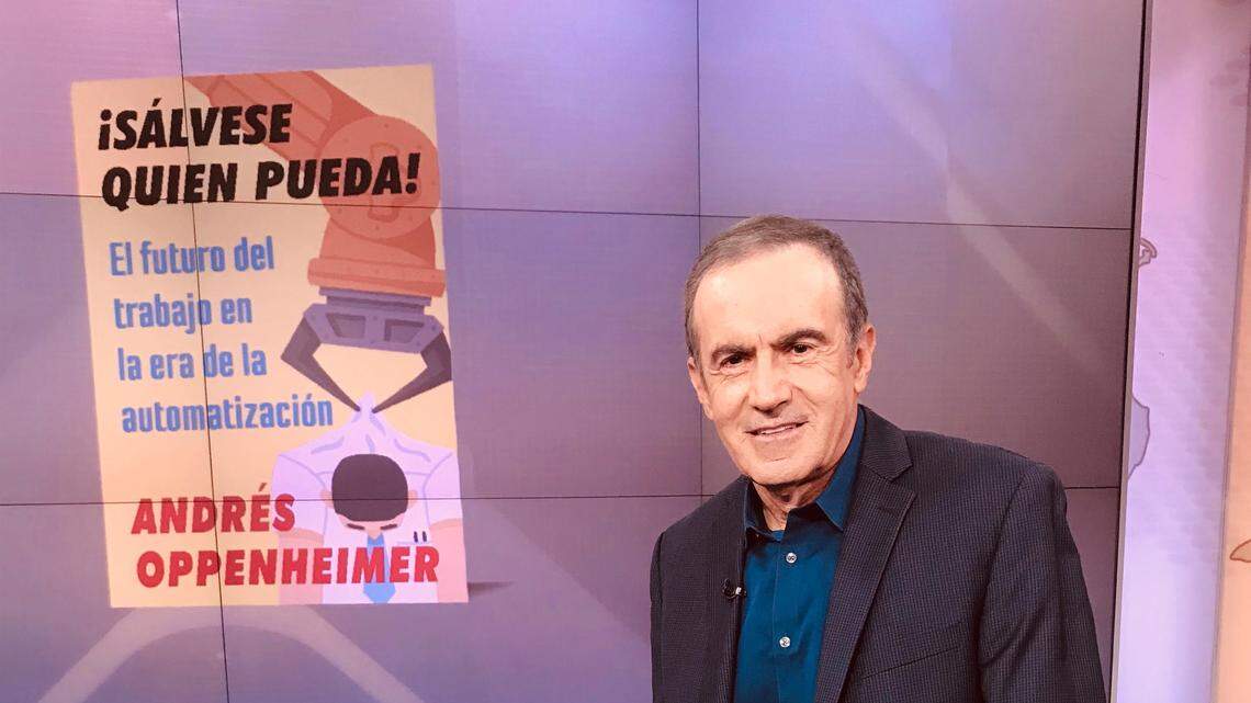 El periodista y escritor Andrés Oppenheimer presenta  el viernes 16 en la Feria del Libro de Miami su libro ‘¡Sálvese quien pueda!’