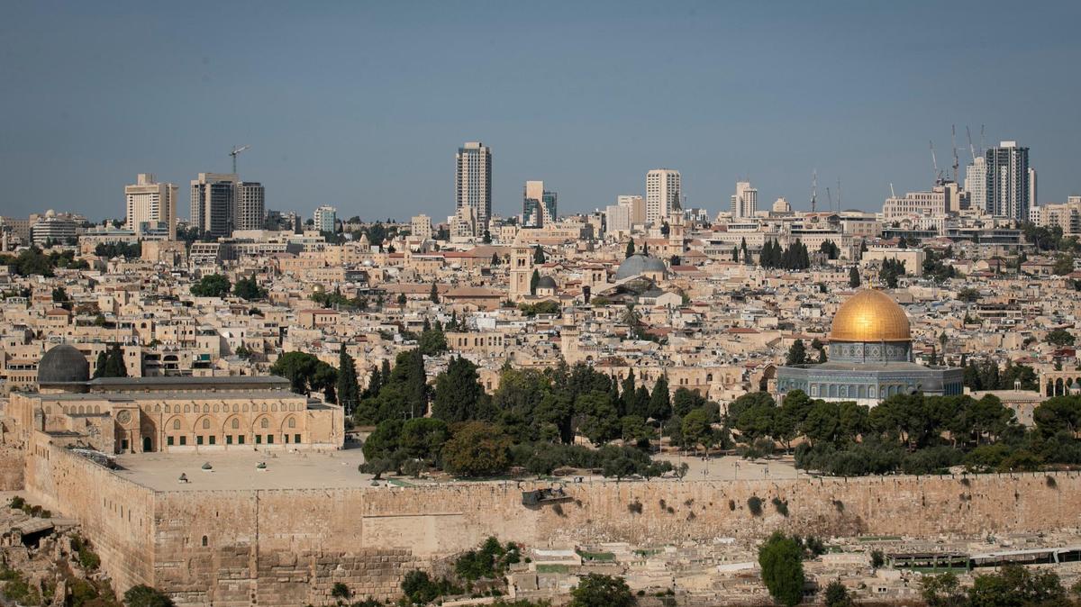 La Ciudad Vieja de Jerusalén el domingo 8 de octubre. Hamás lanzó el sábado a Israel miles de cohetes en un raro ataque sorpresa que fue respondido con ataques aéreos masivos contra Gaza y medidas punitivas.