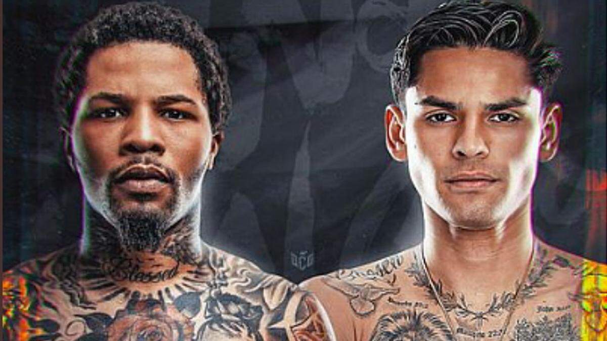 Ryan García (D) llegó a Miami en busca de un hogar para el campamento más importante de su carrera, pero se marchó sin encontrarlo. El popular peleador abandonó la Capital del Sol antes de su cita contra Gervonta Davis.