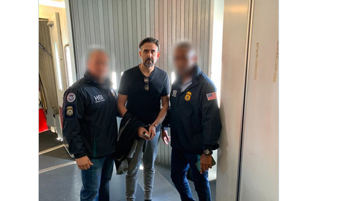 Luis Fernando Vuteff, yerno del líder opositor Antonio Ledezma, fue arrestado el jueves tras ser extraditado desde Suiza para enfrentar cargos de lavado de dinero.