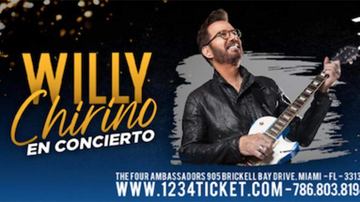 Willy Chirino en concierto en The Four Ambassador.