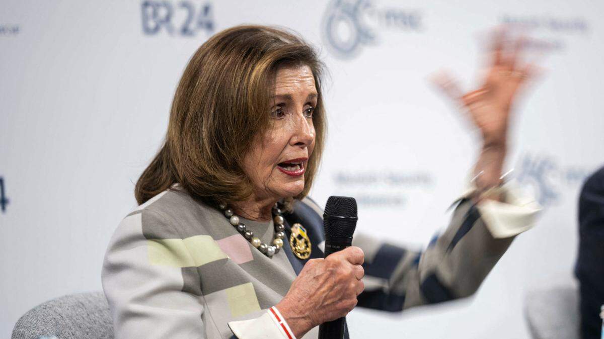 Nancy Pelosi.