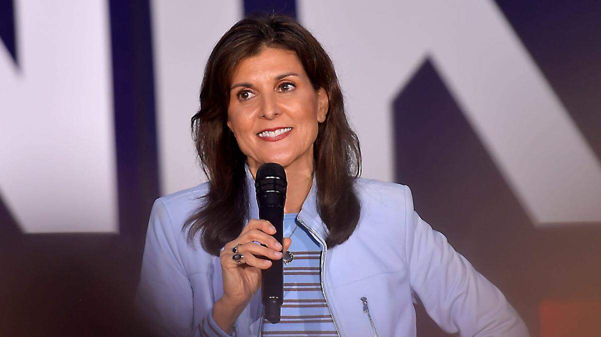 La gira en autobús ‘Bestia del Sureste’ de Nikki Haley se detuvo en varios lugares de Carolina del Sur el 10 de febrero de 2024. 
