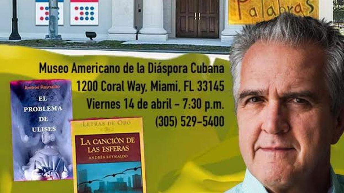 La Otra esquina de las palabras, invita al poeta y periodista Andrés Reynaldo en el American Museum of the Cuban Diaspora.