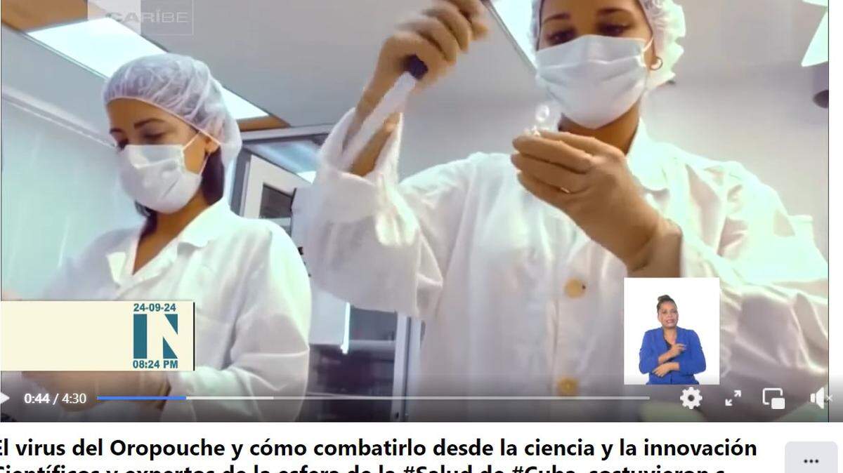 El virus de Oropouche, trasmitido por mosquitos y jejenes, se detectó por primera vez en Cuba a finales de mayo.