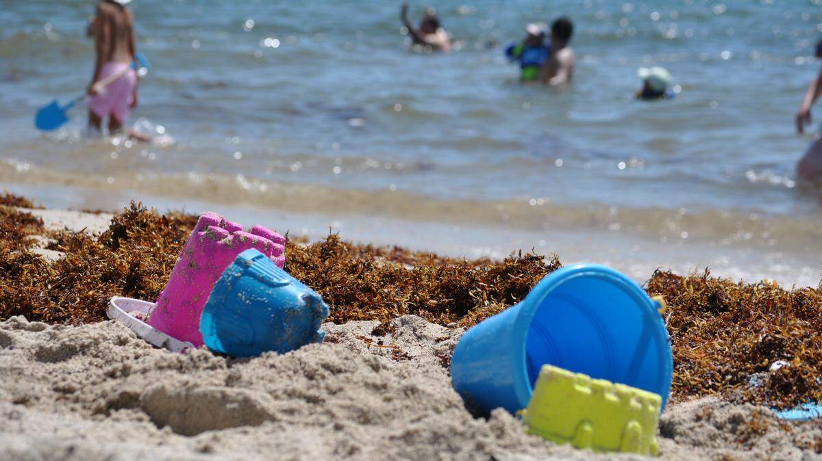 Un día de playa en Miami Beach.