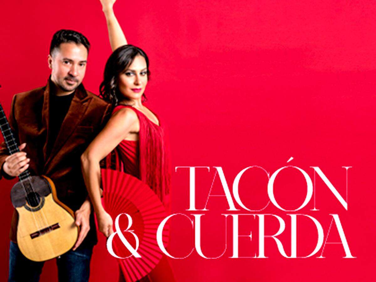 'Tacón y cuerda' una fusión entre el baile flamenco representado por Patty Cinquemani y el cuatro venezolano a cargo de Edward Ramírez en el Teatro Trail.
