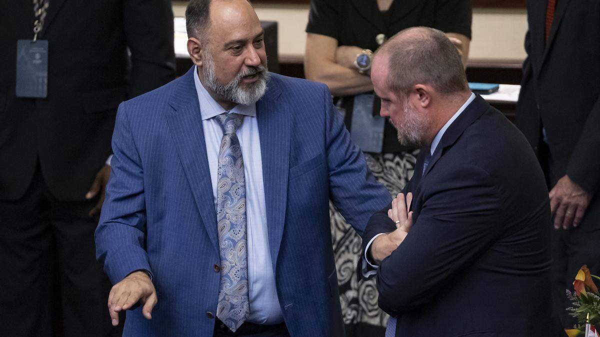 Ray Rodrigues, canciller de la Junta de Gobernadores del Sistema Universitario Estatal, asiste al primer día de la sesión legislativa en el Capitolio estatal el pasado 4 de marzo en Tallahassee.