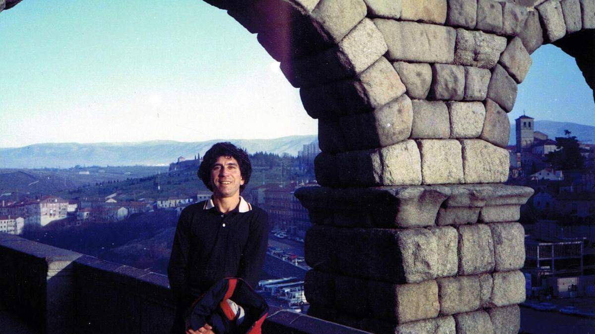 Reinaldo Arenas en Segovia, España, 1983.