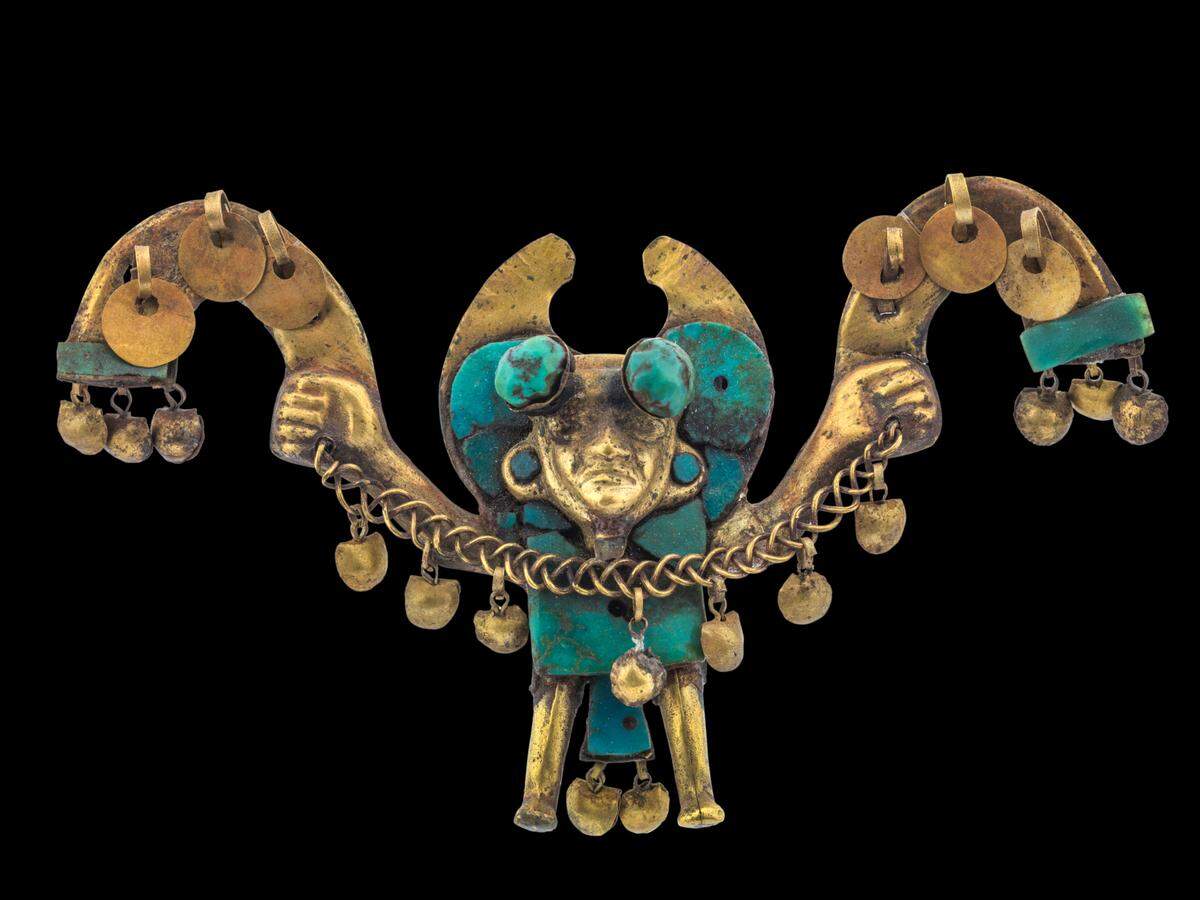 Se exhibirán 192 piezas pertenecientes al Museo Larco en Lima, Perú, y al Museo de Sitio Manuel Chávez Ballón en Aguas Calientes, Perú. 