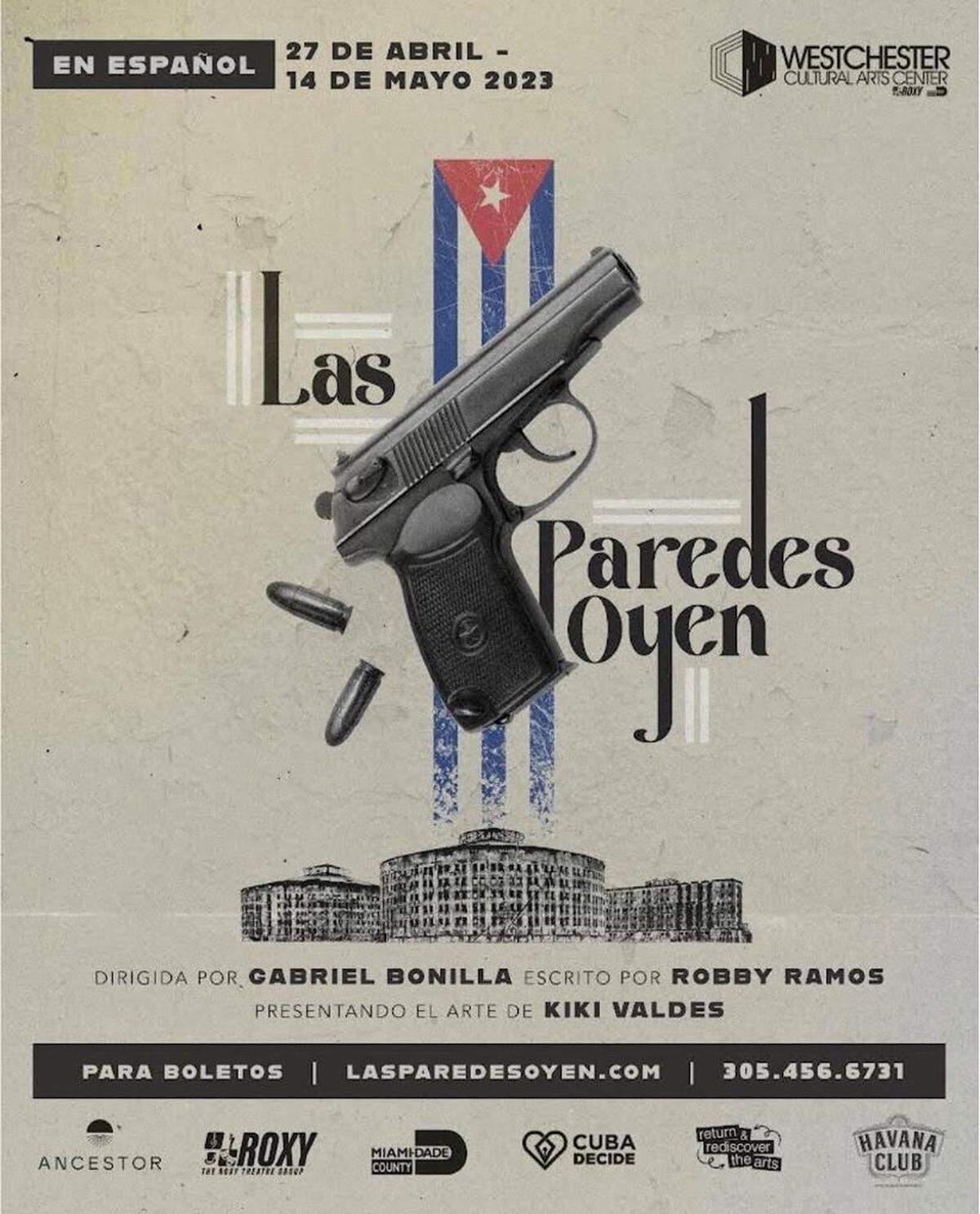 Afiche de la obra, creado por Jesse Pales. 