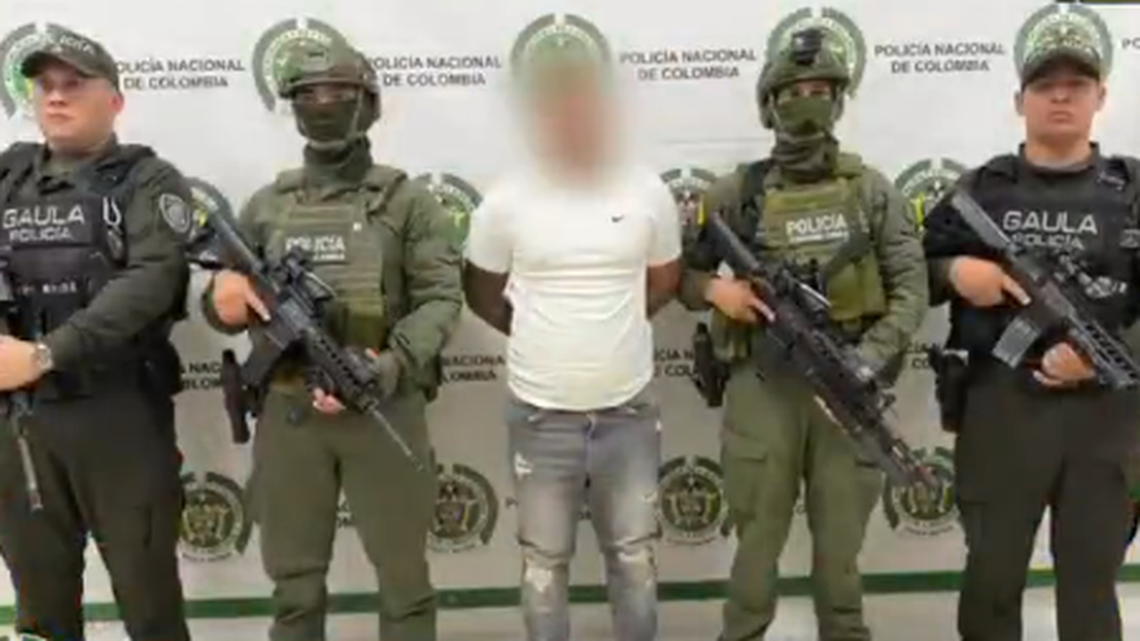 Detienen en Colombia a cabecilla narcotraficante, uno de los jefes de la banda transnacional Tren de Aragua