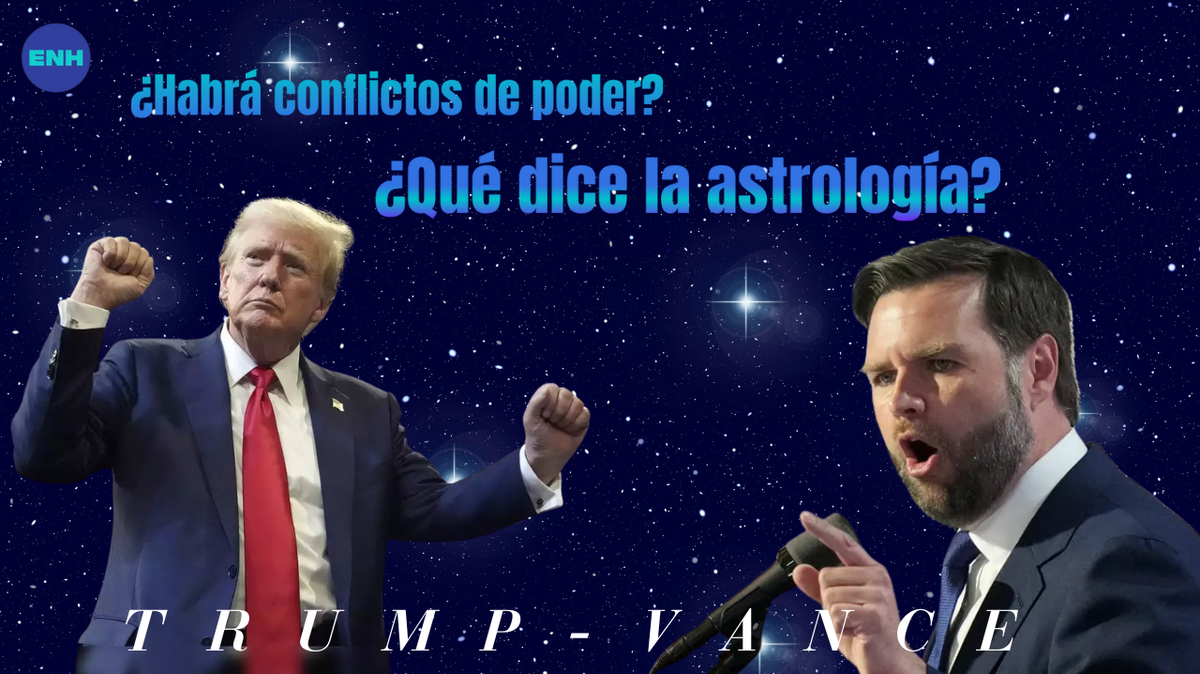 Según la astrología, Donald Trump y JD Vance tienen un ‘matrimonio político’ que podrá generar grandes grandes conflictos. 