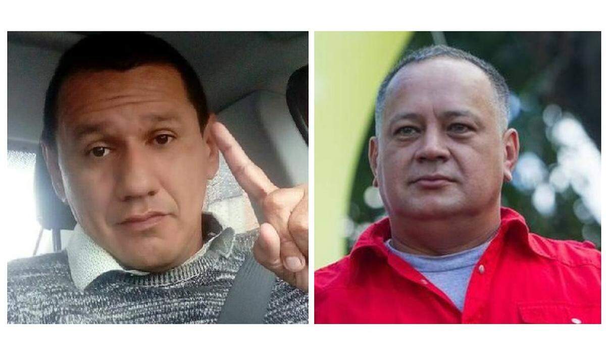 Marlon Marín y Diosdado Cabello (der.)