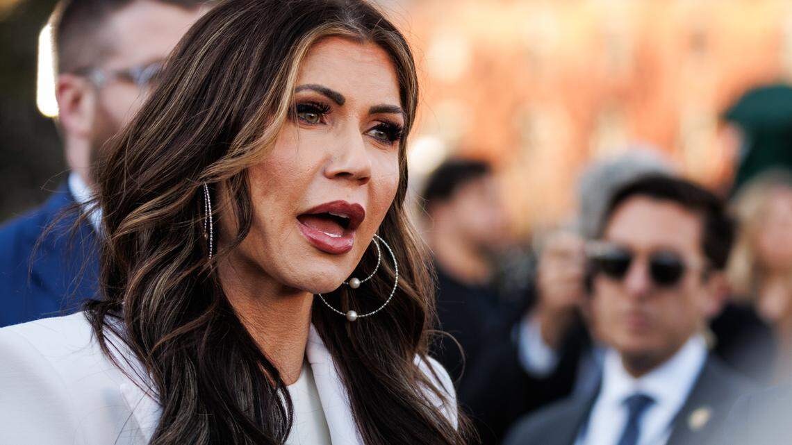 Kristi Noem, Secretary of Homeland Security, was named in the lawsuits filed by foreign students in Florida who lost their student status.