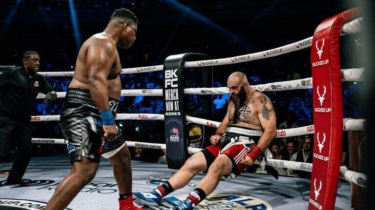 Impresionante triunfo de pesado cubano en 14 segundos para lograr la promesa que deseaba en BKFC