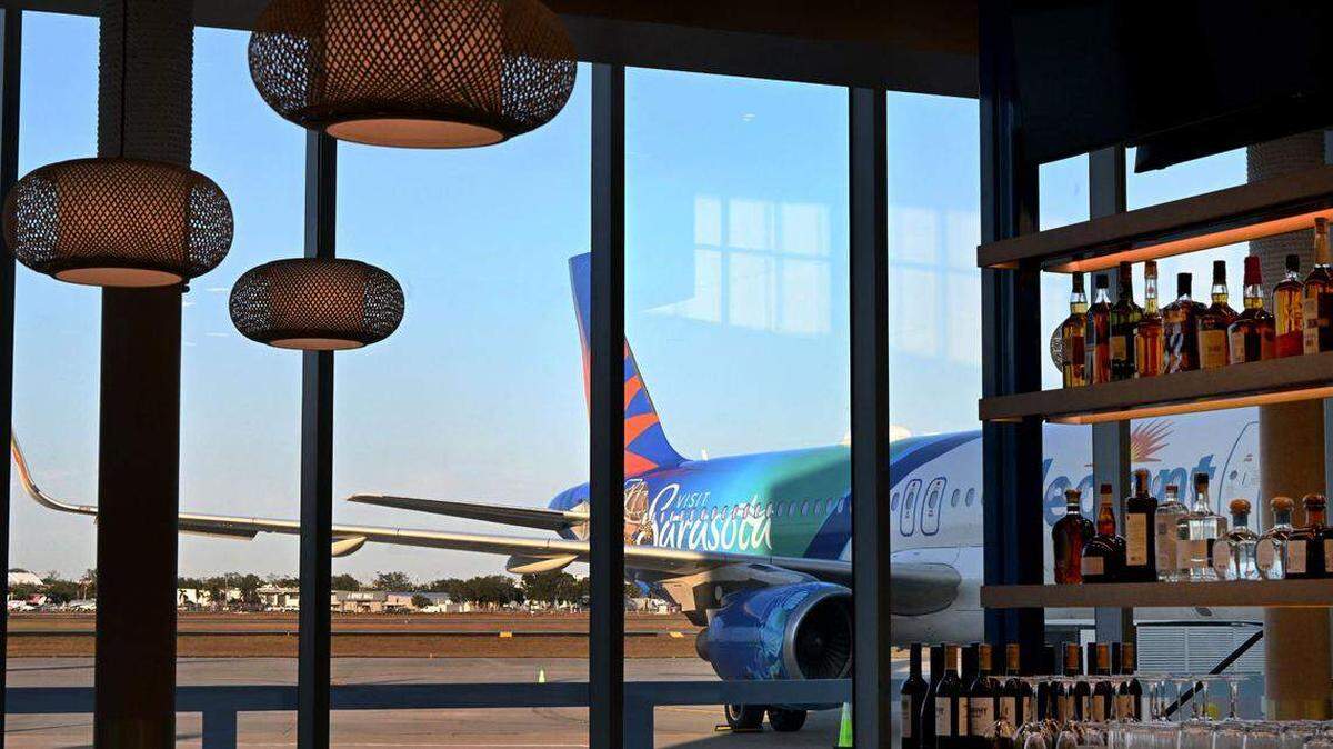 Nuevo pasillo del Aeropuerto Internacional de Sarasota-Bradenton.