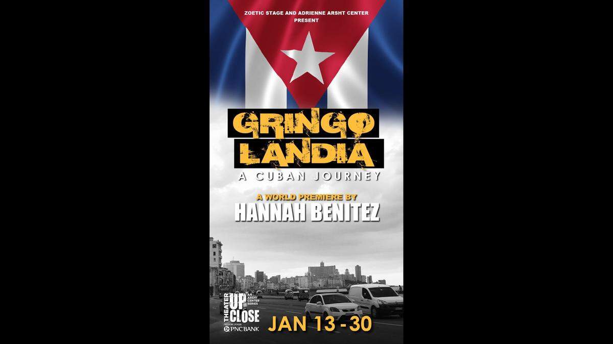 Póster de la obra “GringoLandia”.