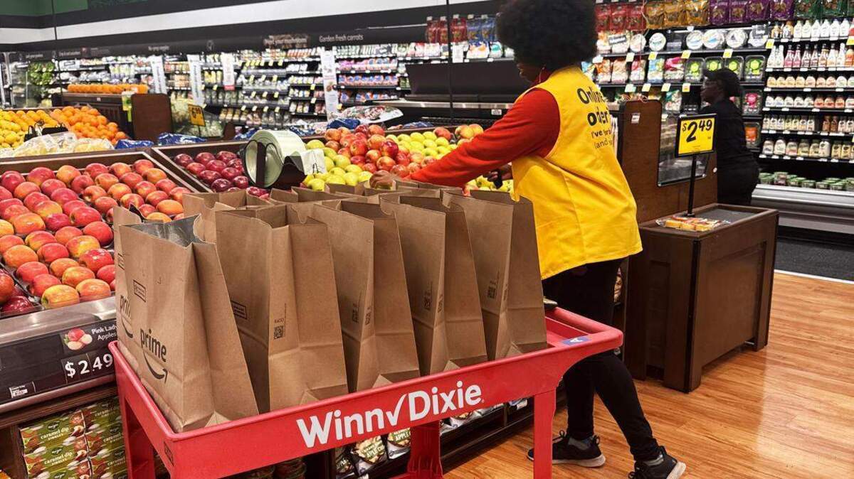 Winn-Dixie ahora cuenta con servicio de Amazon. Cortesía de Winn-Dixie.