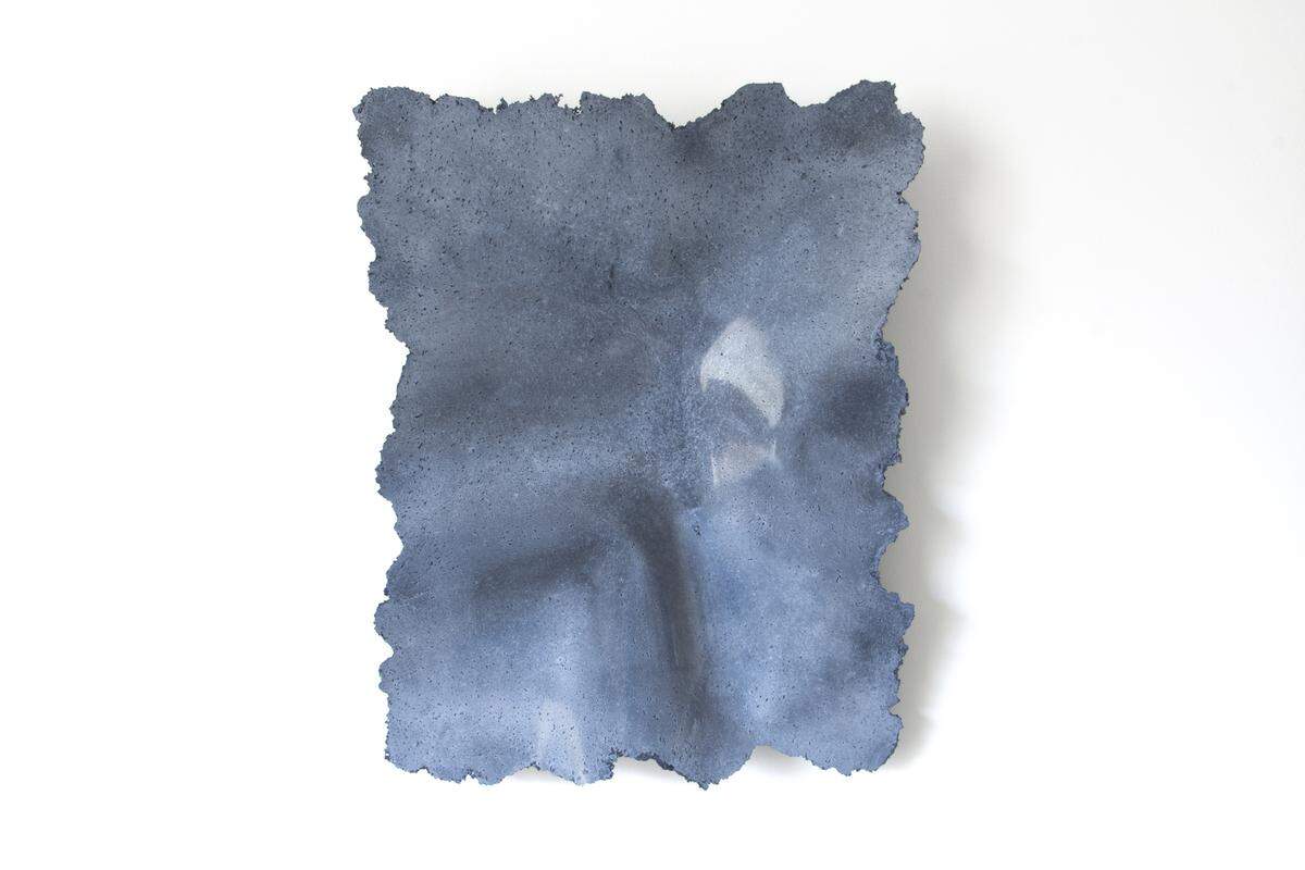‘Senza titolo’, 2018, de Arcangelo Sassolino. Concreto reforzado, 31.8 x 24.8 x 5.9 pulgadas.