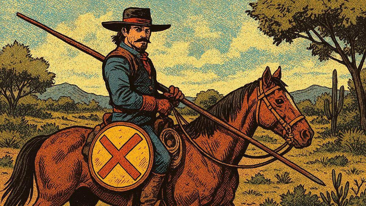 El Séptimo de Caballería portaba unos sombreros que los cowboys norteamericanos denominaron “ten-gallon hat”, pero de galones no tenían nada, y es que la expresión viene del “sombrero tan galán” que utilizaban los militares españoles.