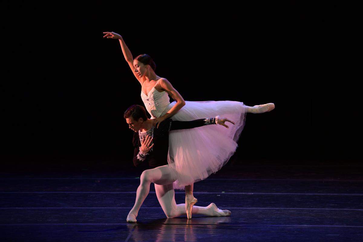 Rachel Buriassi (de Les Grands Ballets Canadiens) y Steven Loch (de Miami City Ballet) en “Giselle”. 