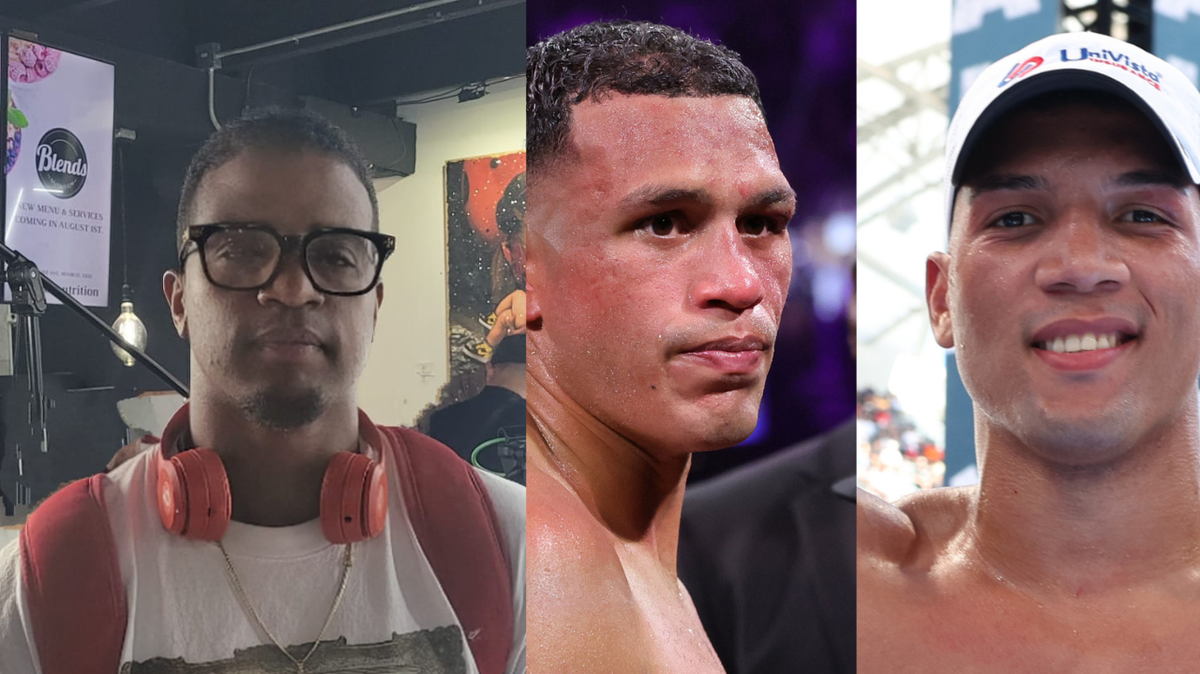 Isaac Carbonell (I) estuvo en el campamento de los Benavidez para su pelea contra David Morrell.