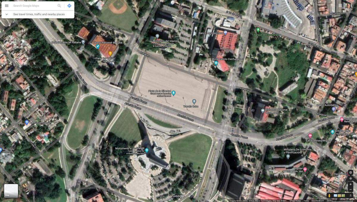 Captura de pantalla de Google Maps.