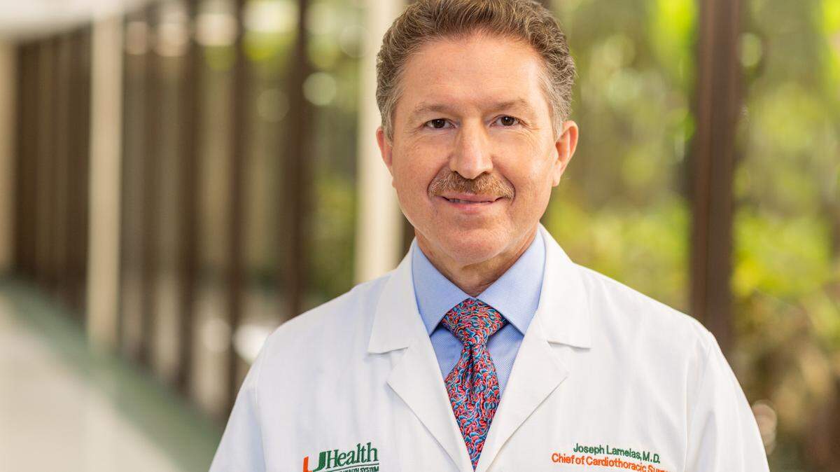 Dr. Joseph Lamelas, chief of cardiothoracic surgery at the University of Miami Health System, pioneered a heart valve procedure he coined “The Miami Method.” He is at the center of a $15 million settlement with the Justice Department, announced this week by the feds, focusing on the work he was doing at Baylor University in Houston before he arrived at UM in 2019.