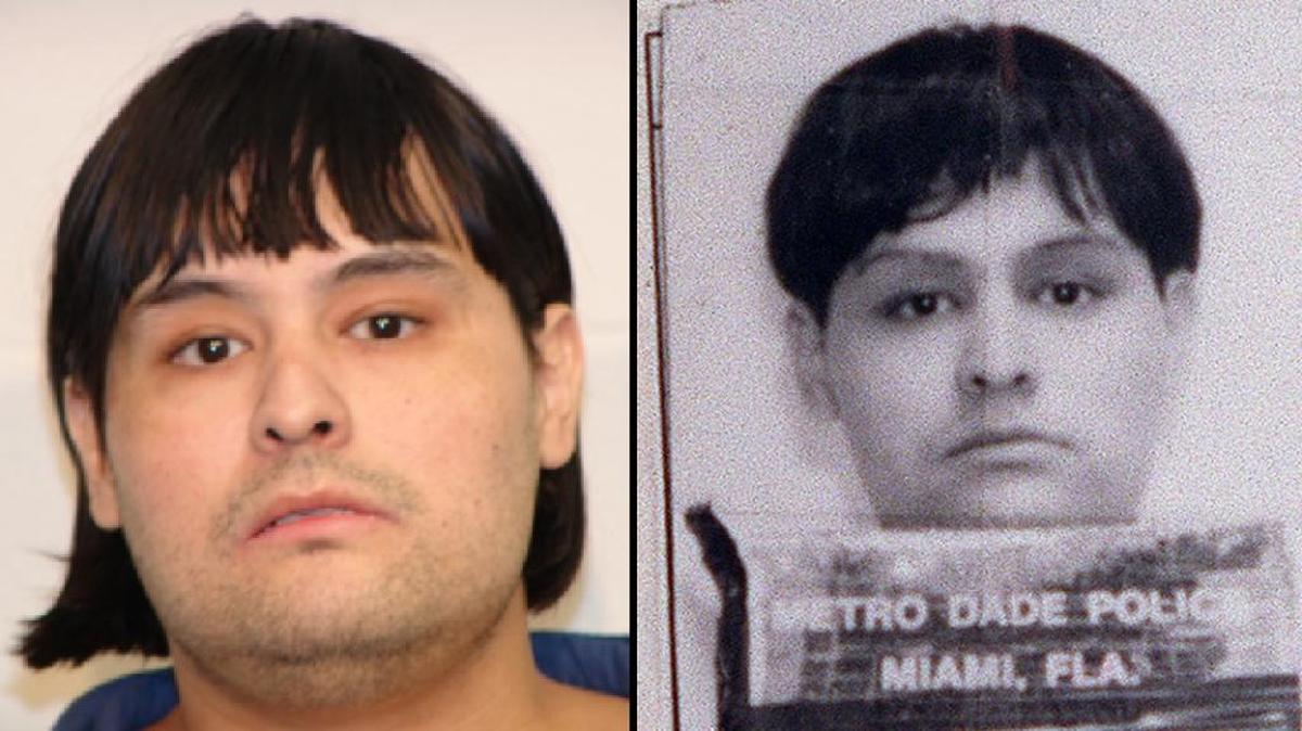 Anthony Gignac en una foto de archivo en Michigan en 1991 (izq) y en Miami-Dade en 1995.