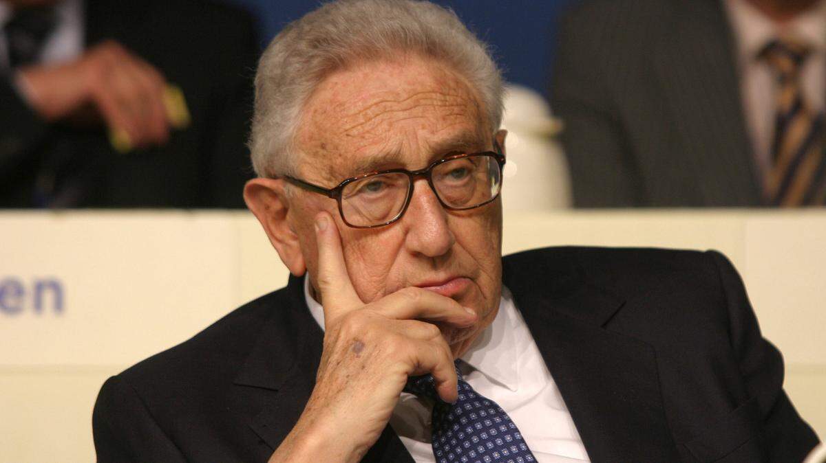Foto de archivo de mayo del 2005 del exsecretario de Estado Henry Kissinger. “(Kissinger) Le dio a Estados Unidos una política con luces y sombras, pero algunas de las primeras muy relevantes como fue salir de Vietnam y abrir las relaciones con China”, dijo el expresidente uruguayo Julio María Sanguinetti.