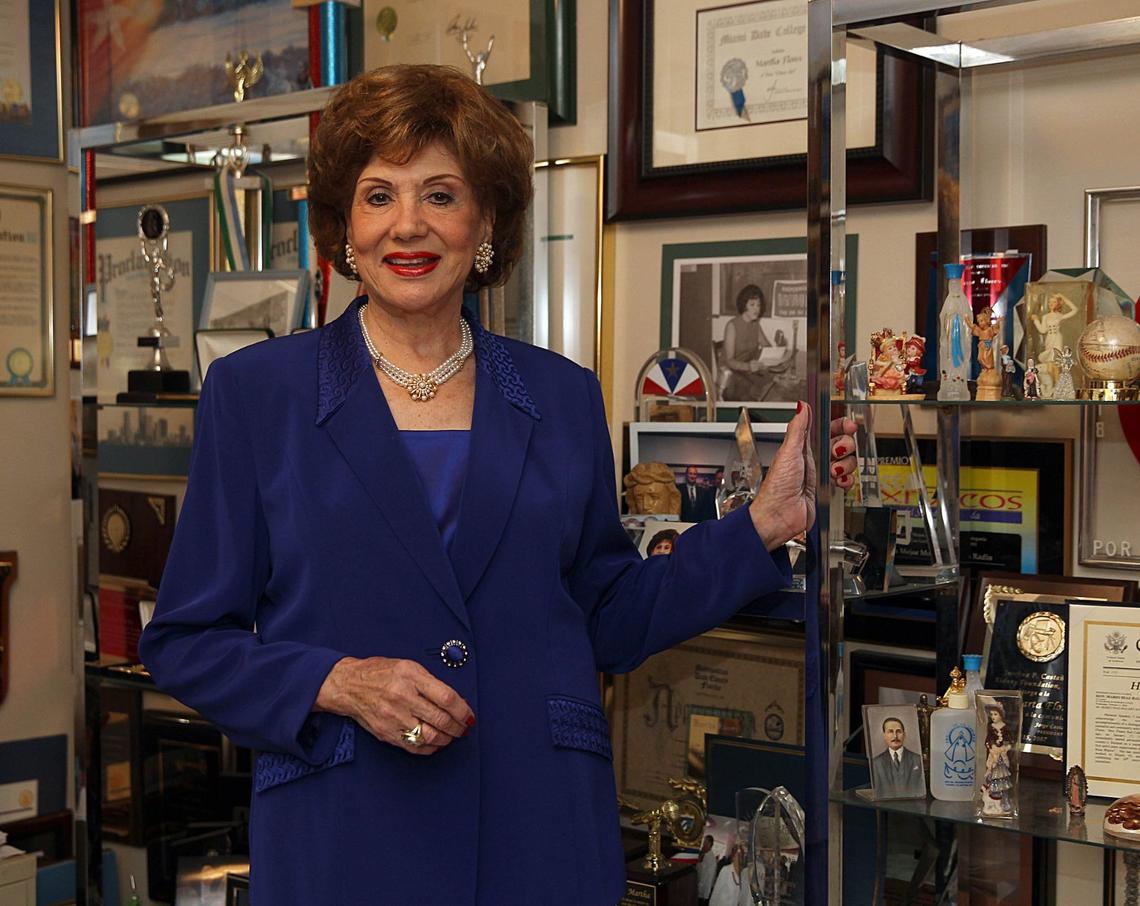 TV-Radio personality Martha Flores, posed at home in Miami on Saturday, January 4, 2014.