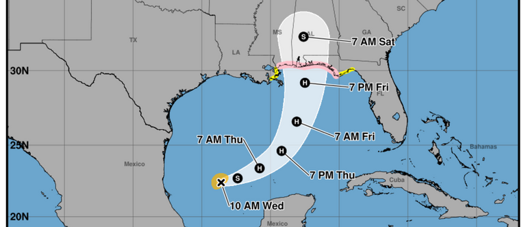 Noroeste de Florida bajo alerta de huracán ante posible llegada de Isaías