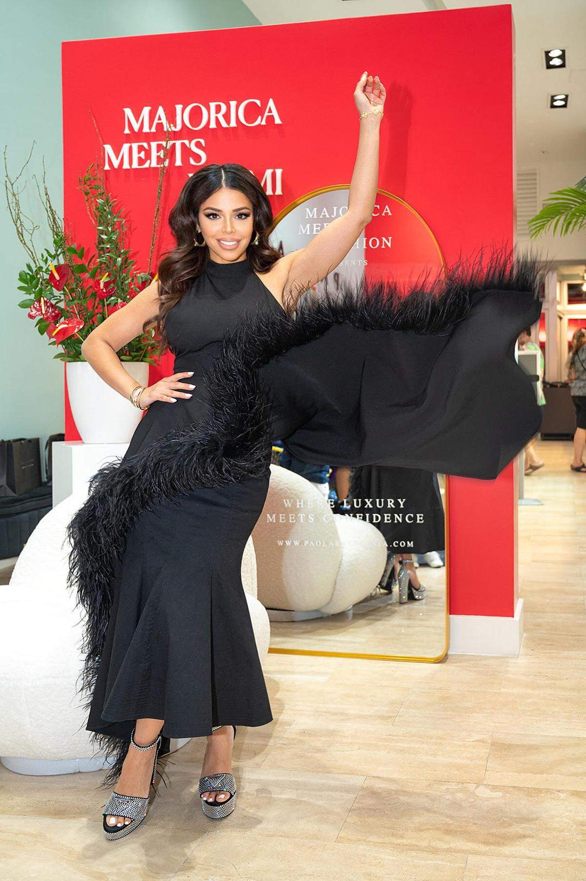La diseñadora Paola Estefanía en el pop up Majorica