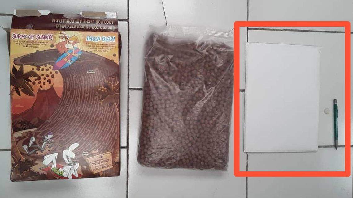 La Aduana de Cuba revela que detectó 19 hojas impregnadas con drogas en una caja de cereales enviada desde EEUU.