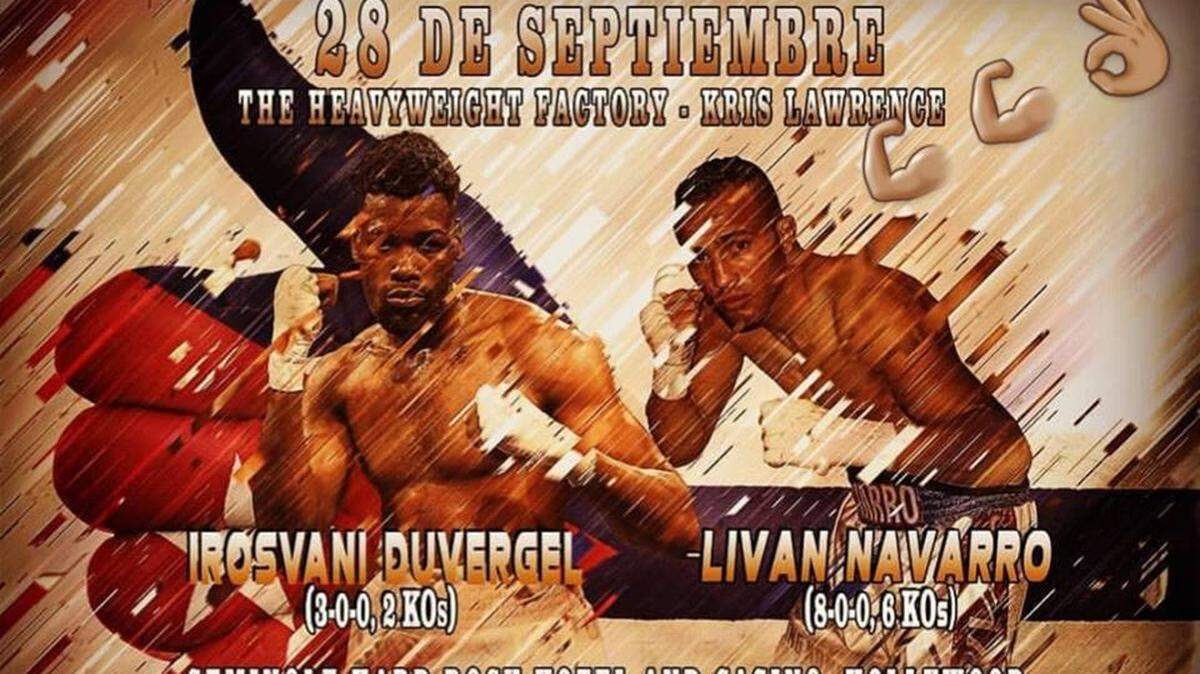 LIVAN NAVARRO (d) e Irosvany Duvergel son dos de los guerreros para esta velada del Casino Seminole.