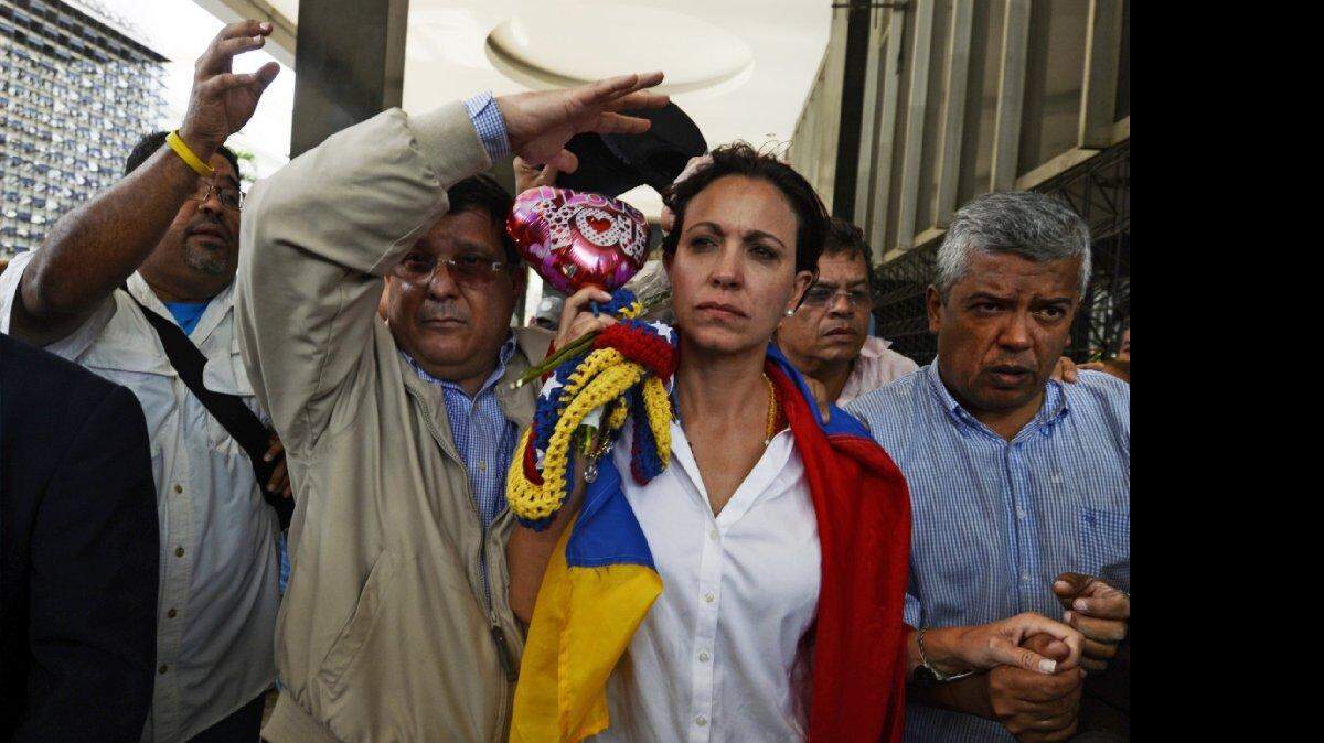 La diputada venezolana María Corina Machado