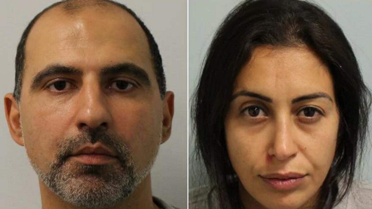 Ouissem Medouni y Sabrina Kouider.