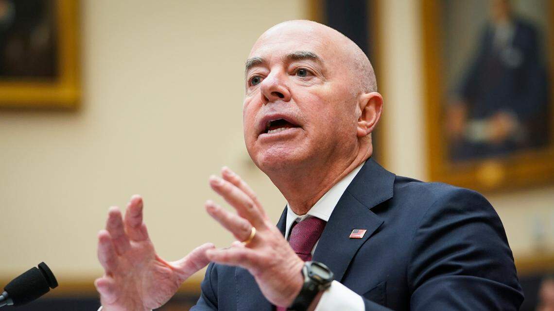 Department of Homeland Security Secretary Alejandro Mayorkas.