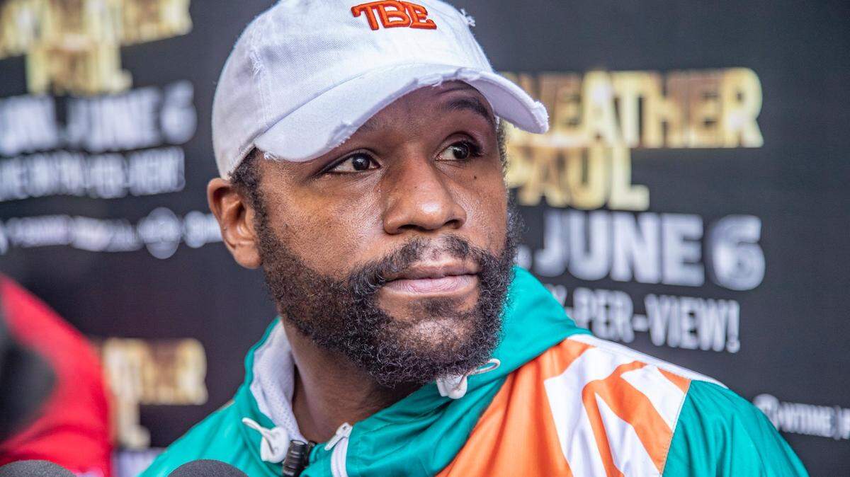 All-time boxing great and 2020 International Boxing Hall of Fame inductee Floyd Money Mayweather